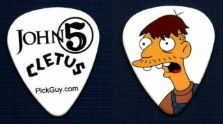 Rob Zombie - John 5 Guitar Pick - Twins Of Evil Tour - Rare Cletus Family Guy