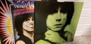 IGGY POP - in - person Autograph INSTINCT LP 1988 - promo vinyl - rare.  Stooges 3