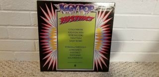 IGGY POP - in - person Autograph INSTINCT LP 1988 - promo vinyl - rare.  Stooges 6