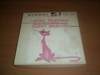 The Pink Panther Henry Mancini Reel Tape 4 Track 7.  5 Ips Rare