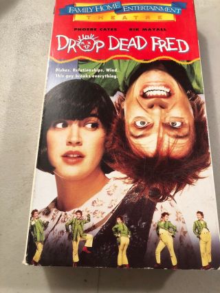 DROP DEAD FRED (VHS 1996) Phoebe Cates Rare OOP 2