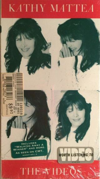 Rare Hard To Find Kathy Mattea The Videos Vhs Tape 1994 Her Country Music Videos