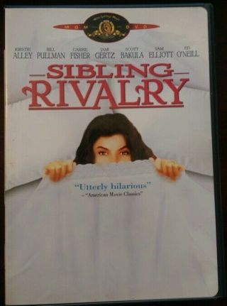 Sibling Rivalry Dvd Out Of Print Rare Carl Reiner / Kirstie Alley Comedy Oop