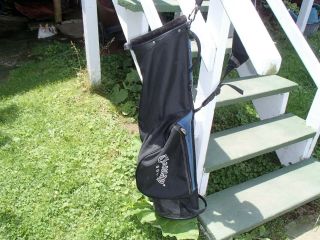 Callaway Lightweight Sunday Golf Bag.  Rare Blue And Black Model