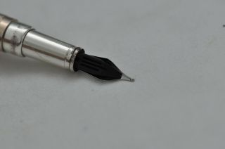 Rare Yard O Led Silver Fountain Pen - Writing Equipment Society 25th Anniversary 10