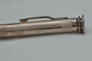 Rare Yard O Led Silver Fountain Pen - Writing Equipment Society 25th Anniversary 4
