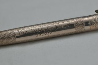 Rare Yard O Led Silver Fountain Pen - Writing Equipment Society 25th Anniversary 6