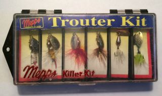 Vintage Mepps Killer Kit Trouter Kit Spinners Rare Thunder Bug 0 Fishing Lures