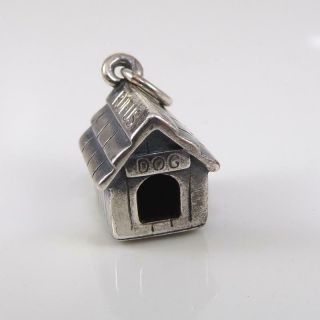 James Avery Rare Retired Sterling Silver Dog House Charm Lfb11
