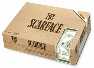 Scarface Limited Edition Cigar Box Set Blu - Ray Steelbook Rare & Out Of Print Oop