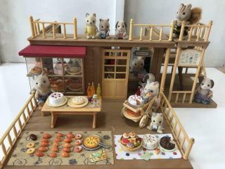 Sylvanian Families Calico Critters Rare Forest Bakery Terrace Food Mini