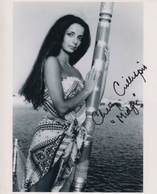 Cherry Gillespie 007 James Bond Autograph Midge In Octopussy Rare Bond Girl