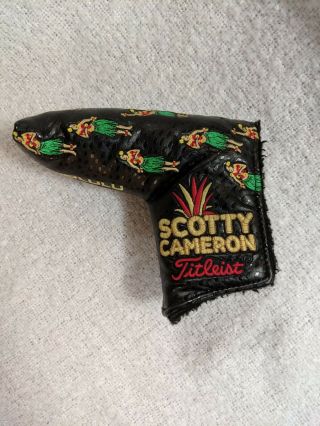 Scotty Cameron 2015 Hawaiian Open Hula Girl Blade Putter Headcover Rare