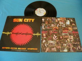 Sun City Rare Israel Made Hebrew Sleeve Lp Bono Dylan Springsteen Keith Richards