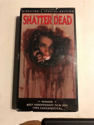 Shatter Dead Vhs Sub Rosa Studios Gore Zombies Rare Oop