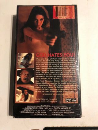 Shatter Dead VHS Sub Rosa Studios Gore Zombies Rare OOP 2