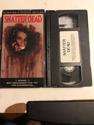 Shatter Dead VHS Sub Rosa Studios Gore Zombies Rare OOP 6