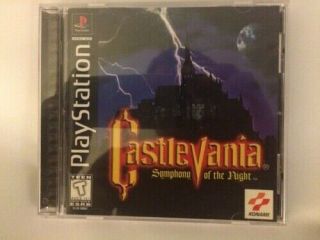 Castlevania: Symphony Of The Night (sony Playstation 1,  1997) Black Label " Rare "