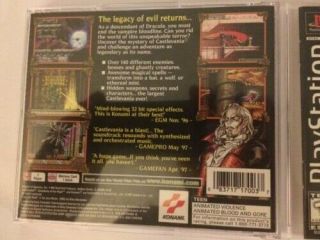 Castlevania: Symphony of the Night (Sony PlayStation 1,  1997) Black Label 