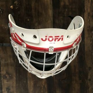 JOFA 388 SR goalie mask senior hockey helmet face shield protector RARE 4