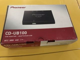 Rare Nos Pioneer Cd - Ub100 Usb Adapter Ip Bus Dvd Cd Car Stereo Premier Audio Mp3