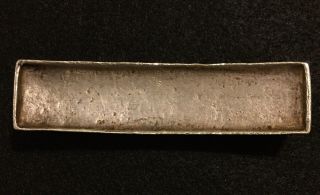 Rare Annam Old Pour 5 Tael Lang Sycee Silver Opium Trade Bar 188.  4 Grams 5