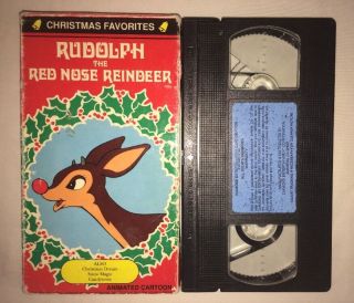 Rudolph The Red Nose Reindeer (vhs,  1991) Diamond Entertainment Christmas Rare