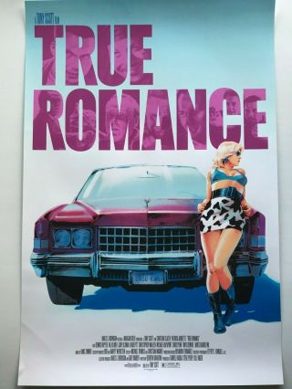 Rare True Romance Robert Sammelin Poster Screen Print Art