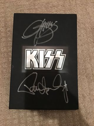 Kiss Autograph Cd Box Set Signed Gene Simmons Paul Stanley Full Loa Jsa Rare