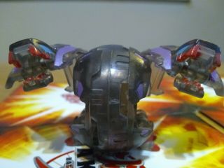 Bakugan Battle Brawlers Darkus Translucent Dual Head Hydranoid 650g (rare)