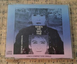 George Harrison - When We Was Fab 3 - Inch Cd Single 1988 Rare Beatles