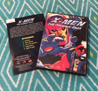 X - Men - The Phoenix Saga Dvd.  Rare•• Oop Animation.