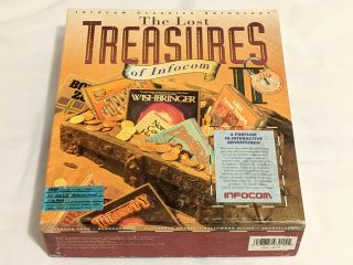 The Lost Treasures Of Infocom Ii 2 3.  5 " 5.  25 " Floppy Disks Complete Rare Pc A5