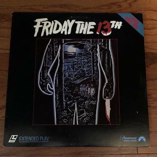 Friday The 13th Laserdisc - Rare Horror Extended Play