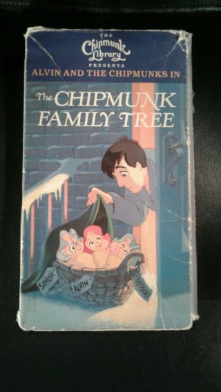 Alvin And The Chipmunks Library Vhs Vintage 1981 The Chipmunk Family Tree Rare