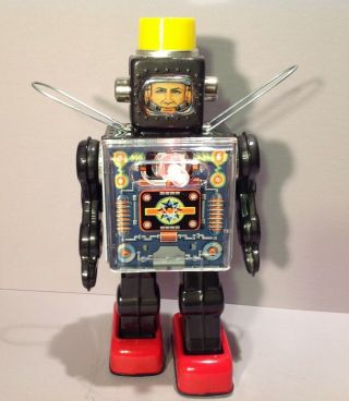 Rare Horikawa Fighting Space Man Robot Japan / MIB 4