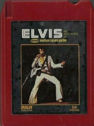 Elvis Presely Madison Square Garden 8 Track Tape Rare Quad Quadraphonic