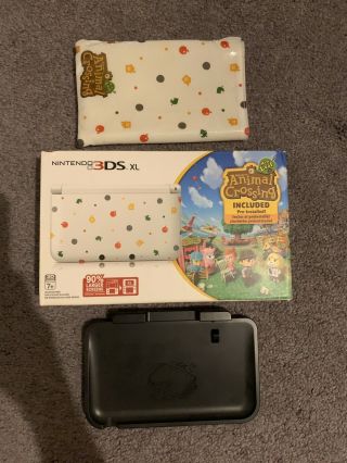 Nintendo 3ds Xl Console - Animal Crossing Leaf Us Version Rare