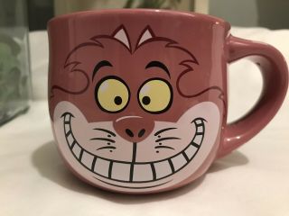 Rare Disney Store Exclusive Alice In Wonderland Cheshire Cat Coffee Mug Cup