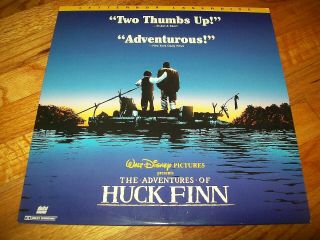 The Adventures Of Huck Finn Laserdisc Ld Widescreen Format Walt Disney Very Rare
