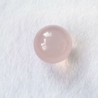 32mm Rare Natural 12 Star Pink Rose Quartz Crystal Sphere Ball Beads Healing 6