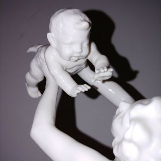 HUTSCHENREUTHER K.  Tutter Baby & Mom Figurine - RARE 7
