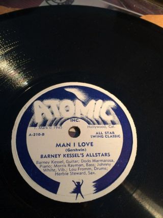 Barney Kessel 78 rpm RARE 2