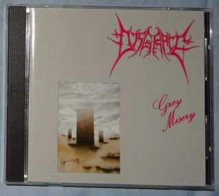 Disgrace Grey Misery Cd 1992 Modern Primitive Rare 1st Pressing Finnish Dm