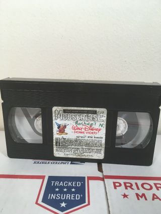 Vintage Walt Disney Home Video MOUSERCISE VHS Tape Rare OOP 3