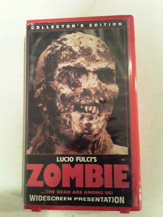 Zombie Vhs Lucio Fulci Rare Cult Gore Horror Exploitation Sleaze Anchor Bay