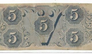 $5 (blueback Note) Rare 1800 