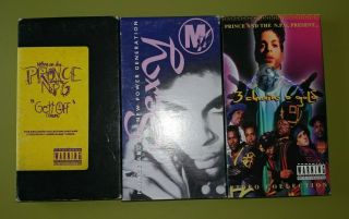 Prince And The Npg 3 Rare Vhs Video Tapes Sexy Mf / 3 Chains O 