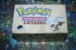 Rare Empty Pokemon 1999 Trading Card Storage Card Box Fossil
