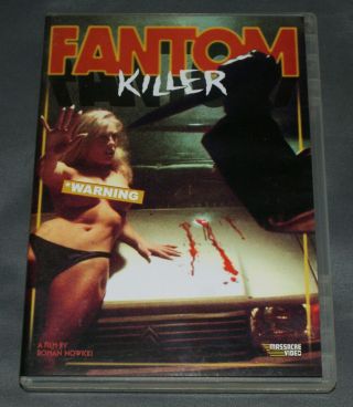 Fantom Killer Dvd Rare Massacre Video Extreme Sleaze Horror Slasher